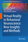 Buchcover Virtual Reality in Behavioral Neuroscience: New Insights and Methods