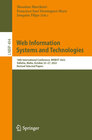 Buchcover Web Information Systems and Technologies