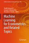Buchcover Machine Learning for Econometrics and Related Topics