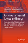 Buchcover Advances in Thermal Science and Energy