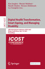 Buchcover Digital Health Transformation, Smart Ageing, and Managing Disability
