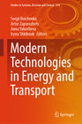 Buchcover Modern Technologies in Energy and Transport