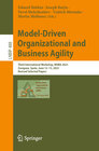 Buchcover Model-Driven Organizational and Business Agility