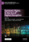 Buchcover Epistemic Rights in the Era of Digital Disruption