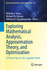 Buchcover Exploring Mathematical Analysis, Approximation Theory, and Optimization