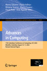 Buchcover Advances in Computing