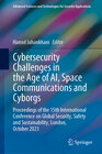 Buchcover Cybersecurity Challenges in the Age of AI, Space Communications and Cyborgs