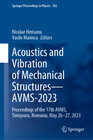Buchcover Acoustics and Vibration of Mechanical Structures—AVMS-2023