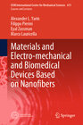 Buchcover Materials and Electro-mechanical and Biomedical Devices Based on Nanofibers