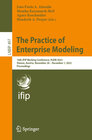 Buchcover The Practice of Enterprise Modeling