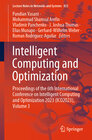 Buchcover Intelligent Computing and Optimization