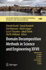 Buchcover Domain Decomposition Methods in Science and Engineering XXVII