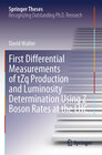 Buchcover First Differential Measurements of tZq Production and Luminosity Determination Using Z Boson Rates at the LHC