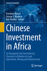 Buchcover Chinese Investment in Africa
