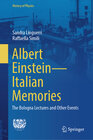Buchcover Albert Einstein—Italian Memories