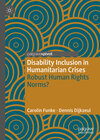 Buchcover Disability Inclusion in Humanitarian Crises