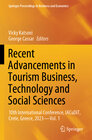 Buchcover Recent Advancements in Tourism Business, Technology and Social Sciences