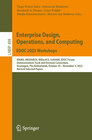 Buchcover Enterprise Design, Operations, and Computing. EDOC 2023 Workshops