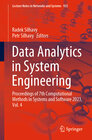 Buchcover Data Analytics in System Engineering