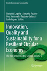 Buchcover Innovation, Quality and Sustainability for a Resilient Circular Economy