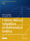 Buchcover X Hotine-Marussi Symposium on Mathematical Geodesy