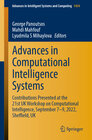 Buchcover Advances in Computational Intelligence Systems