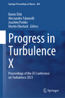 Buchcover Progress in Turbulence X