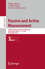 Buchcover Passive and Active Measurement