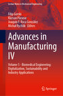 Buchcover Advances in Manufacturing IV