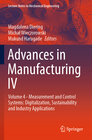 Buchcover Advances in Manufacturing IV