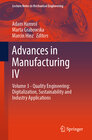 Buchcover Advances in Manufacturing IV