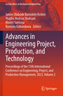 Buchcover Advances in Engineering Project, Production, and Technology