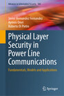 Buchcover Physical Layer Security in Power Line Communications