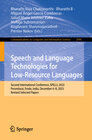 Buchcover Speech and Language Technologies for Low-Resource Languages