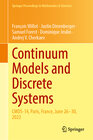 Buchcover Continuum Models and Discrete Systems
