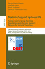Buchcover Decision Support Systems XIV. Human-Centric Group Decision, Negotiation and Decision Support Systems for Societal Transi