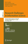 Buchcover Research Challenges in Information Science