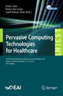 Buchcover Pervasive Computing Technologies for Healthcare