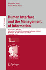 Buchcover Human Interface and the Management of Information