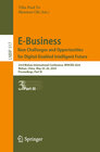 Buchcover E-Business. New Challenges and Opportunities for Digital-Enabled Intelligent Future