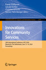 Buchcover Innovations for Community Services