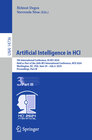 Buchcover Artificial Intelligence in HCI