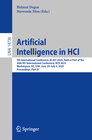Buchcover Artificial Intelligence in HCI