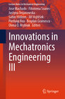 Buchcover Innovations in Mechatronics Engineering III