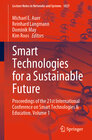 Buchcover Smart Technologies for a Sustainable Future