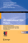 Buchcover HCI International 2024 Posters