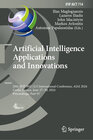 Buchcover Artificial Intelligence Applications and Innovations