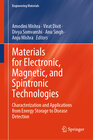 Buchcover Materials for Electronic, Magnetic, and Spintronic Technologies