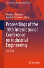 Buchcover Proceedings of the 10th International Conference on Industrial Engineering