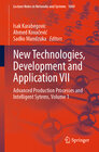 Buchcover New Technologies, Development and Application VII